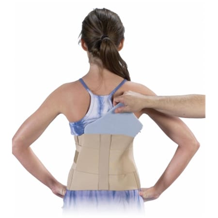 Bilt-Rite Mastex Health -2 9 in. Heavy-Duty Moldable Sacro Support- Beige - Extra Large 10-11350-XL